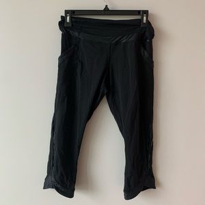 Lululemon Size 8 Fast & Free Cropped Leggings